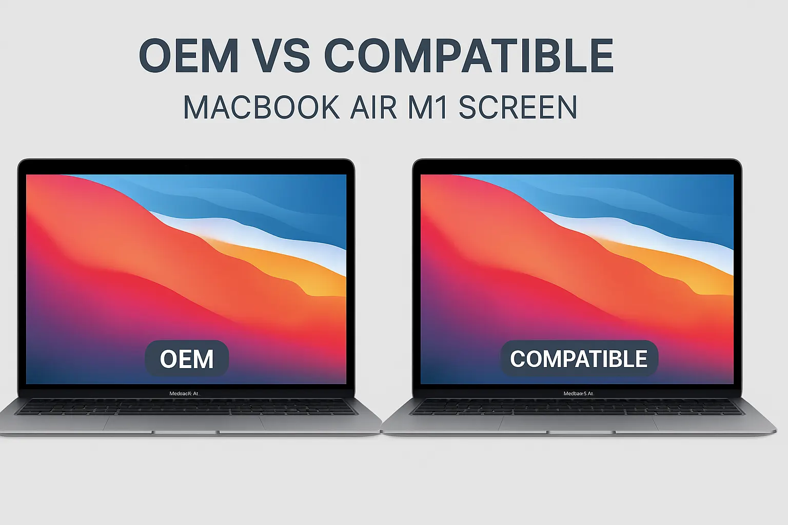 MacBook Air M1 broken display repair